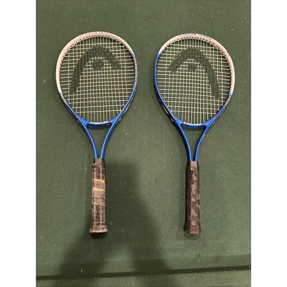 Head Ti Conquest Nano Titanium Adult Tennis Racquet/Racket 4 1/2-4 Grip Lot Of 2